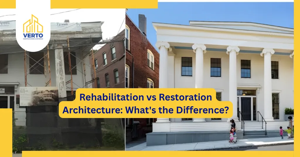 Arquitectura de rehabilitación vs. restauración