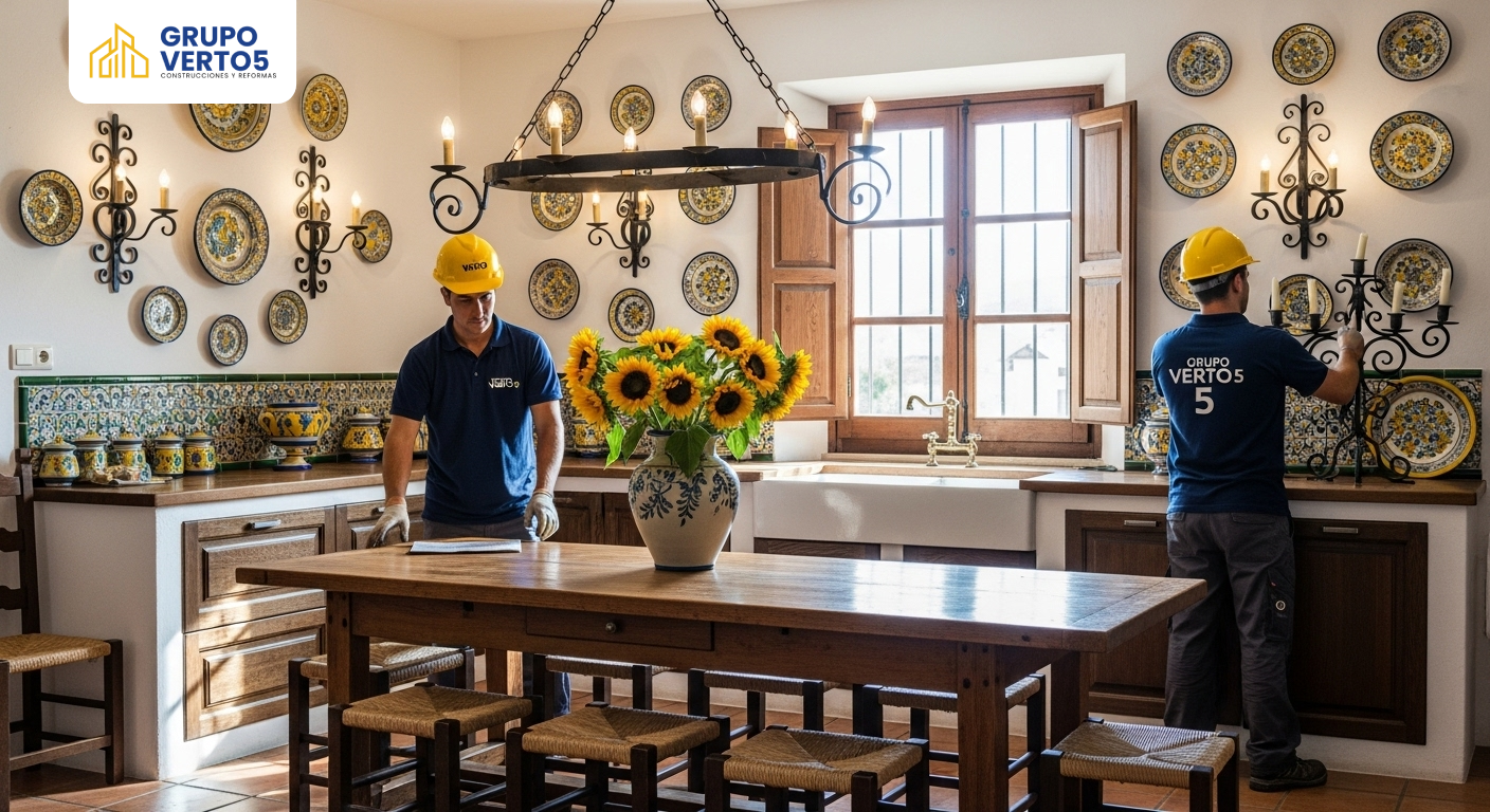 Muebles y accesorios de cocina española