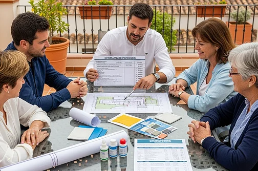 Proceso de Impermeabilización y Solicitud de Presupuesto