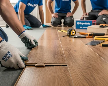 Expertos en instalación de tarima flotante (laminada y madera).