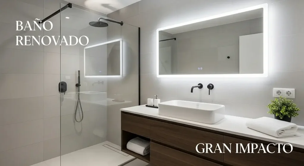 Baños renovados: Pequeñas mejoras, gran impacto