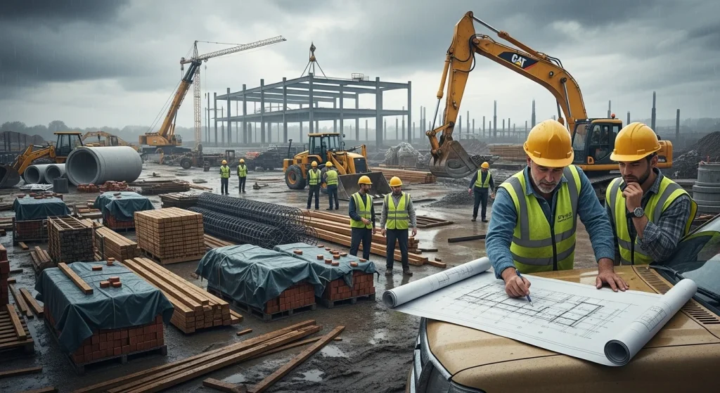 ¿Qué desafíos enfrentan los grandes proyectos de construcción con los plazos de entrega?