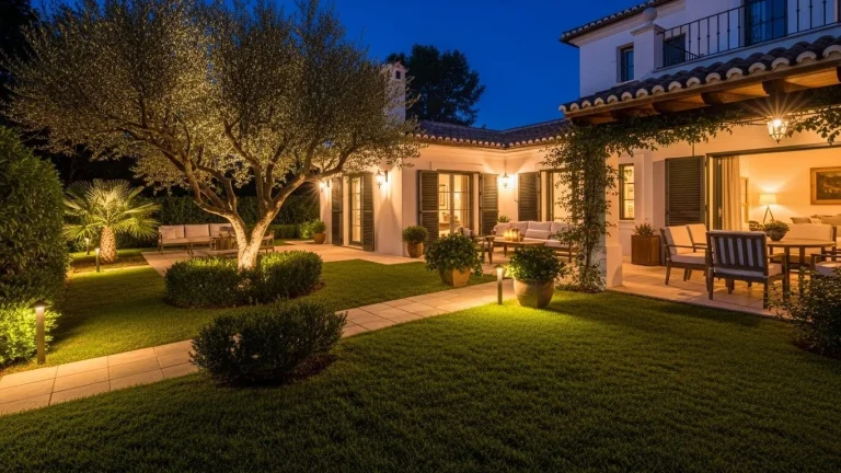 Diseño de Iluminación Exterior para Jardines y Terrazas en España