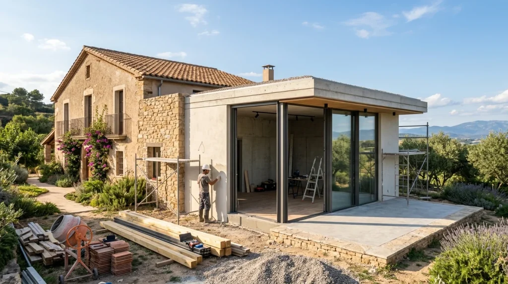 construir una habitación